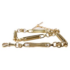 Edwardian Gold-Filled Necklace, Pocket Watch Chain, or Bracelet