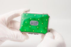 Scatola edoardiana con smalto Greene & Greene di Elkington & Co.