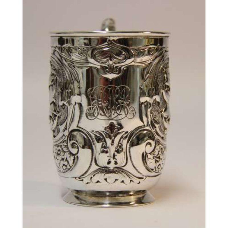 Edwardian Hall Marked Silver Tankard, Sheffield, 1901 - 2 In Good Condition For Sale In Central England, GB