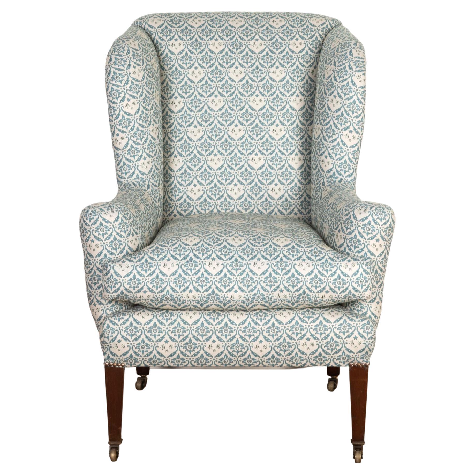 Edwardian Howard Wing Armchair