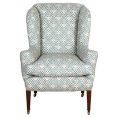 Vintage Edwardian Howard Wing Armchair