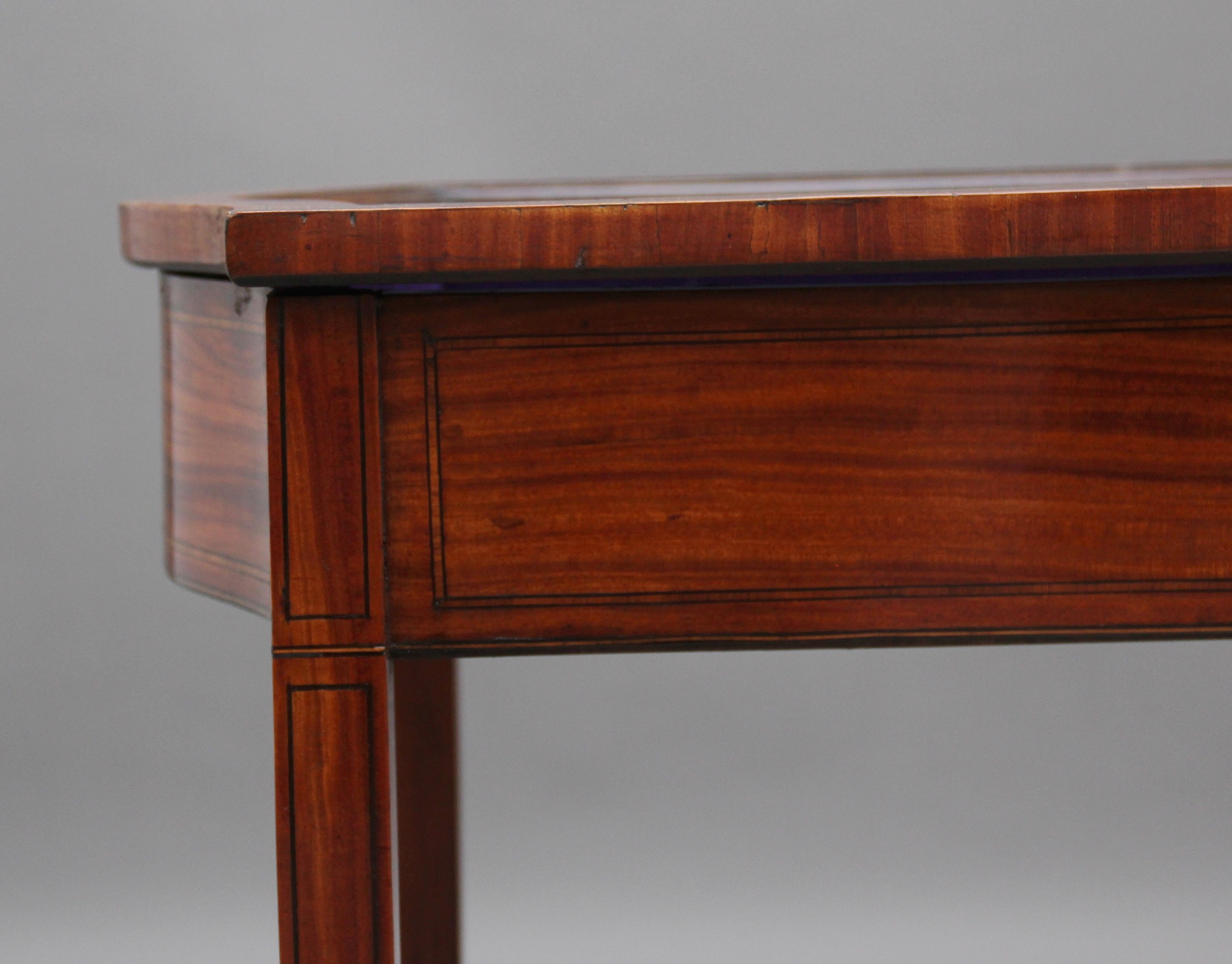Edwardian Inlaid Satinwood Bijouterie Table For Sale 5