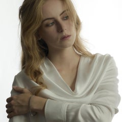 Edwardian inspired 2.12 carat diamond platinum tennis bracelet