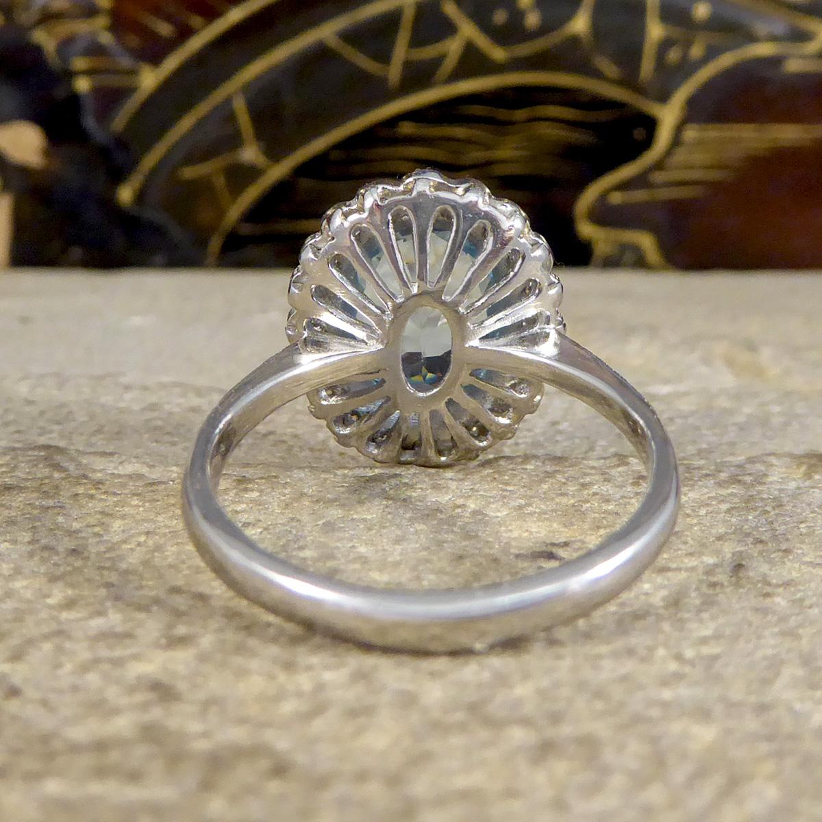 antique aquamarine ring