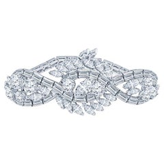 Edwardian Inspired Bracelet featuring 25.54 Carat Total Weight in Diamonds 