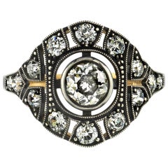 Edwardian Inspired Two-Toned Ring