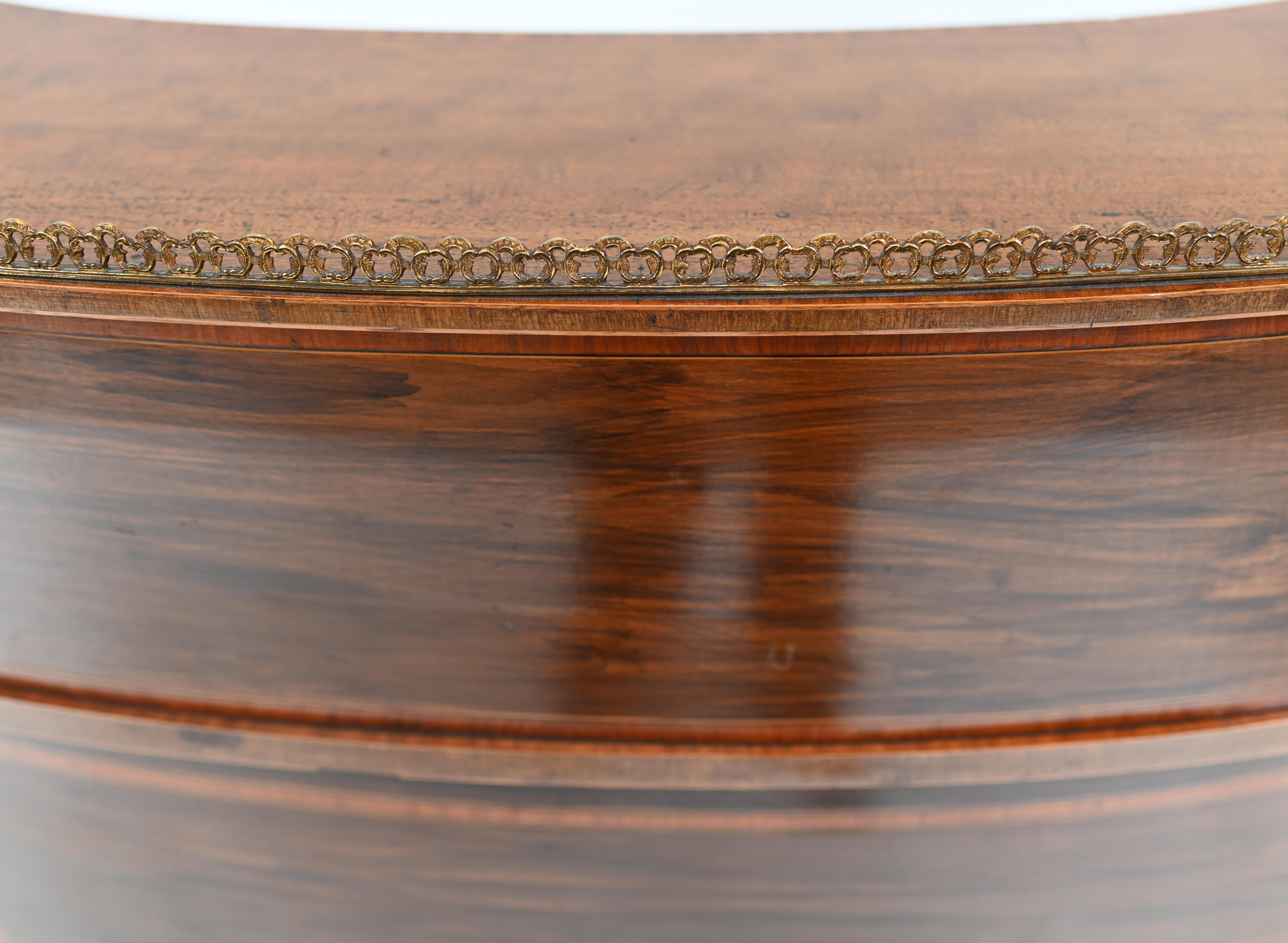Edwardian Kidney Bean Desk Writing Table, 1910 For Sale 10