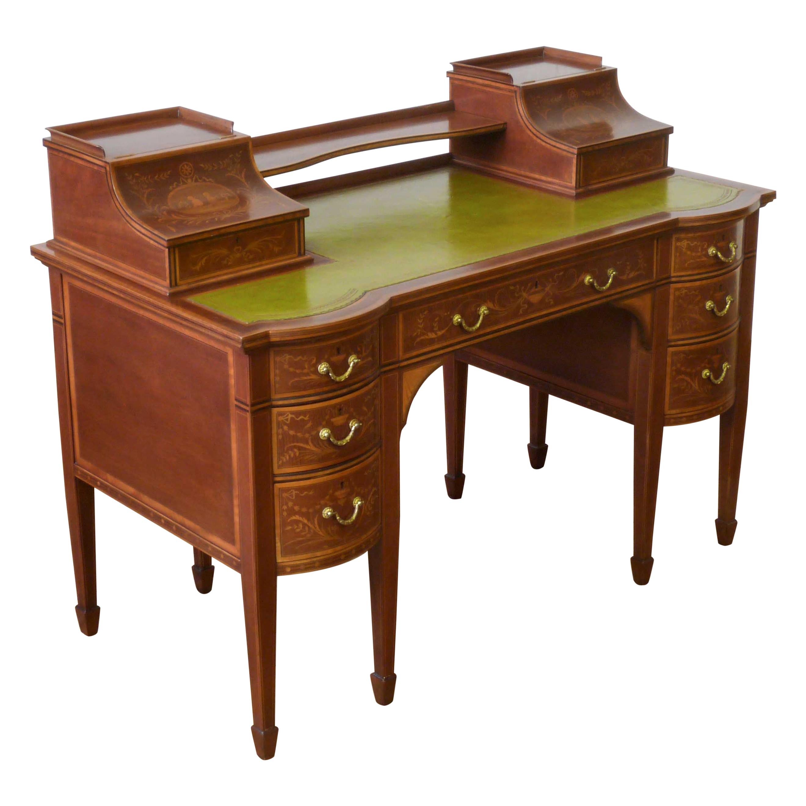 Edwardian Ladies Mahogany Writing Desk at 1stDibs