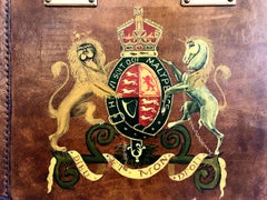 Edwardian Leather Luggage with British Royal Arms