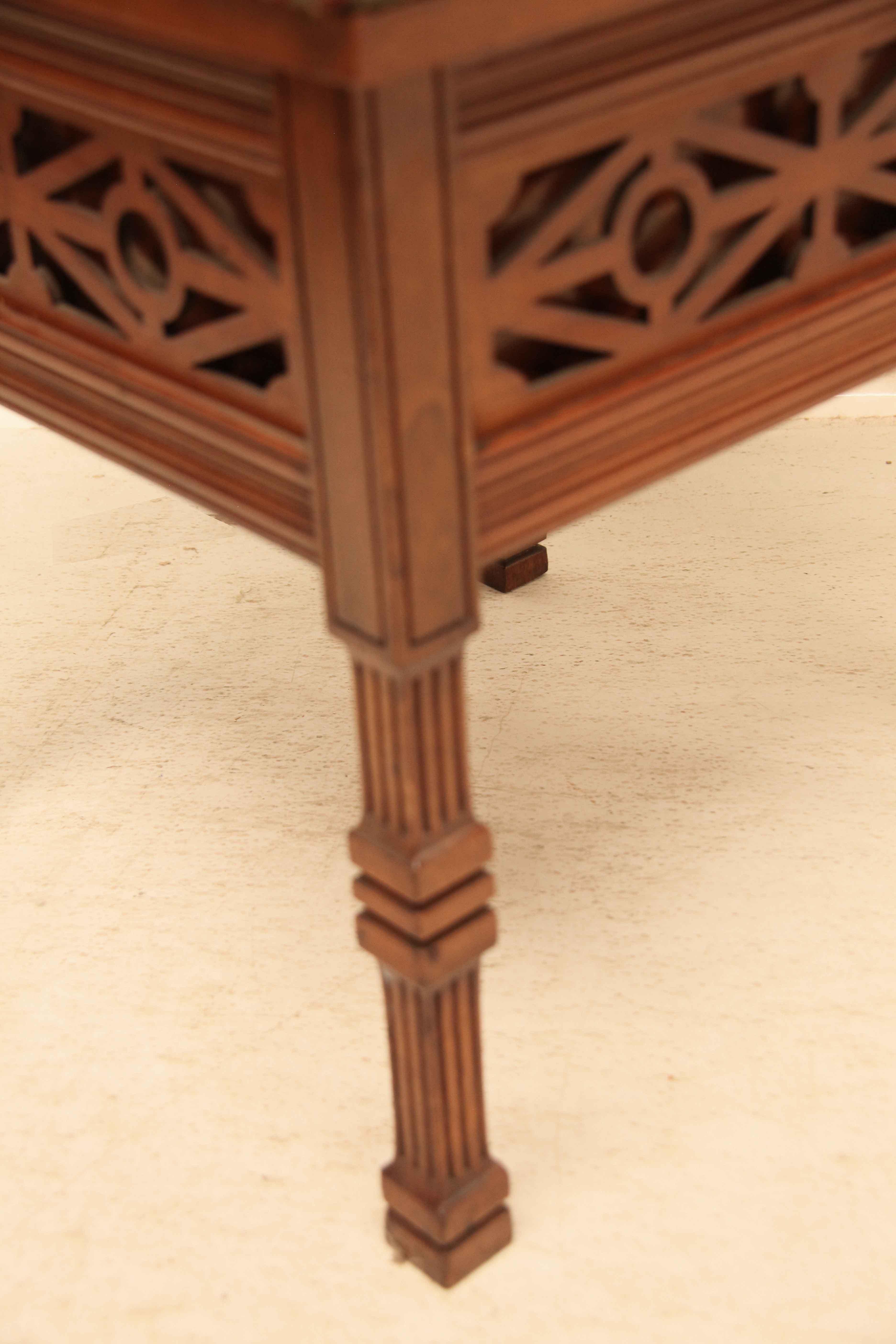 Brass Edwardian Lift Top Stool For Sale