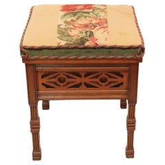 Edwardian Lift Top Stool