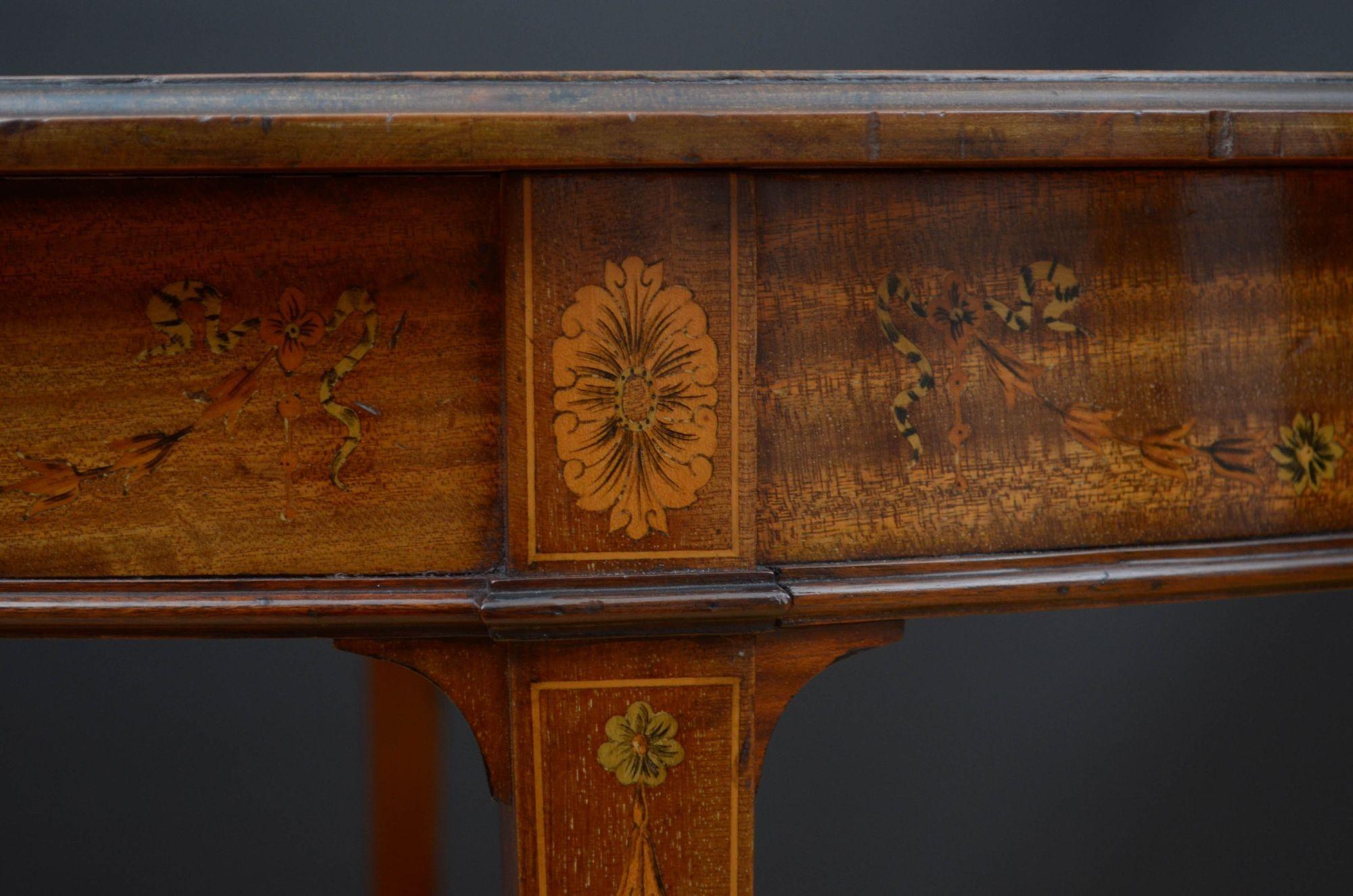 Edwardian Mahogany and Inlaid Centre Table For Sale 10