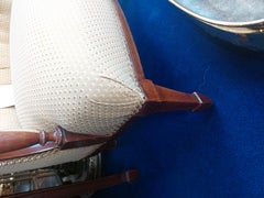 Edwardian Mahogany and Inlaid Child's Armchair