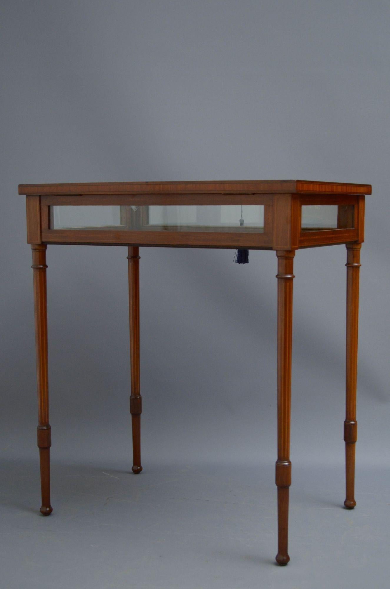 Edwardian Mahogany Bijouterie Table For Sale 5