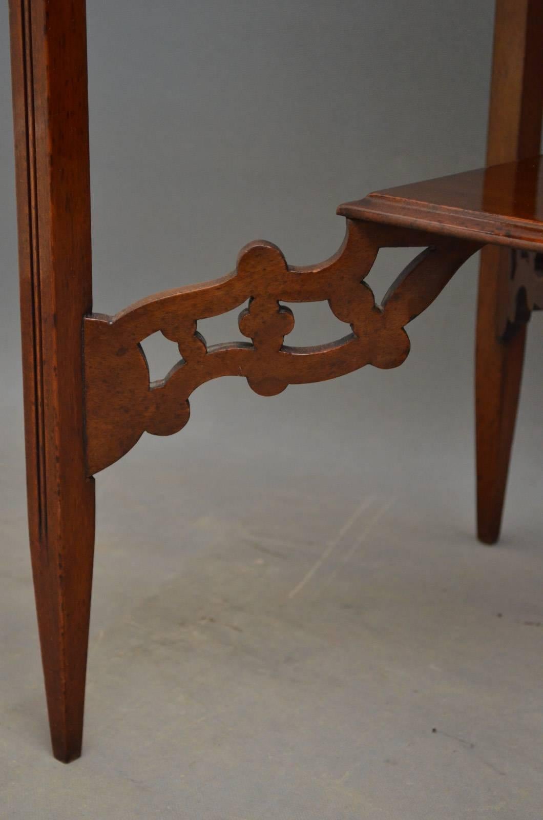 Edwardian Mahogany Bijouterie Table 2