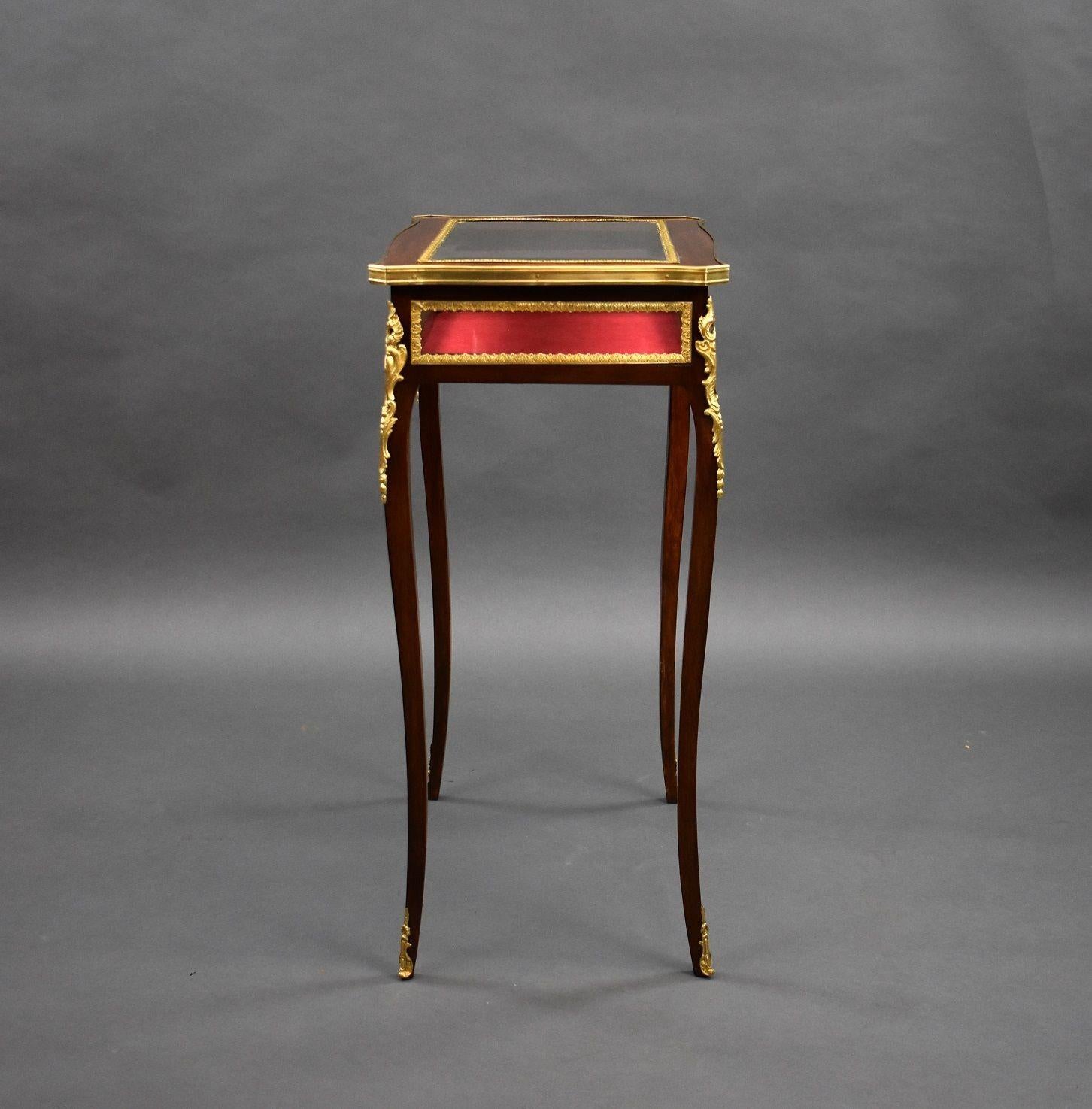 Edwardian Mahogany Bijouterie/Treasure Table For Sale 2