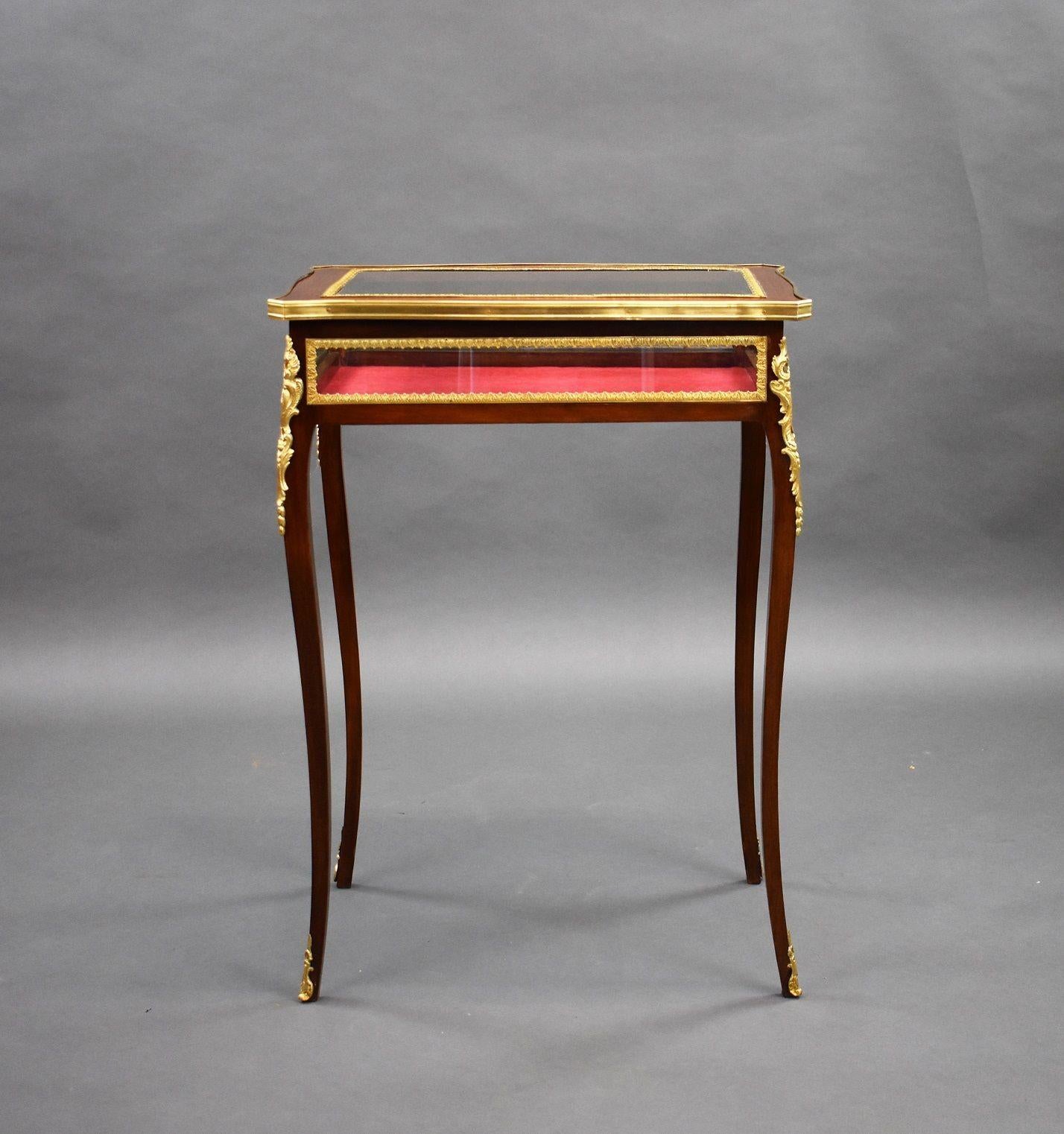 Edwardian Mahogany Bijouterie/Treasure Table For Sale 3