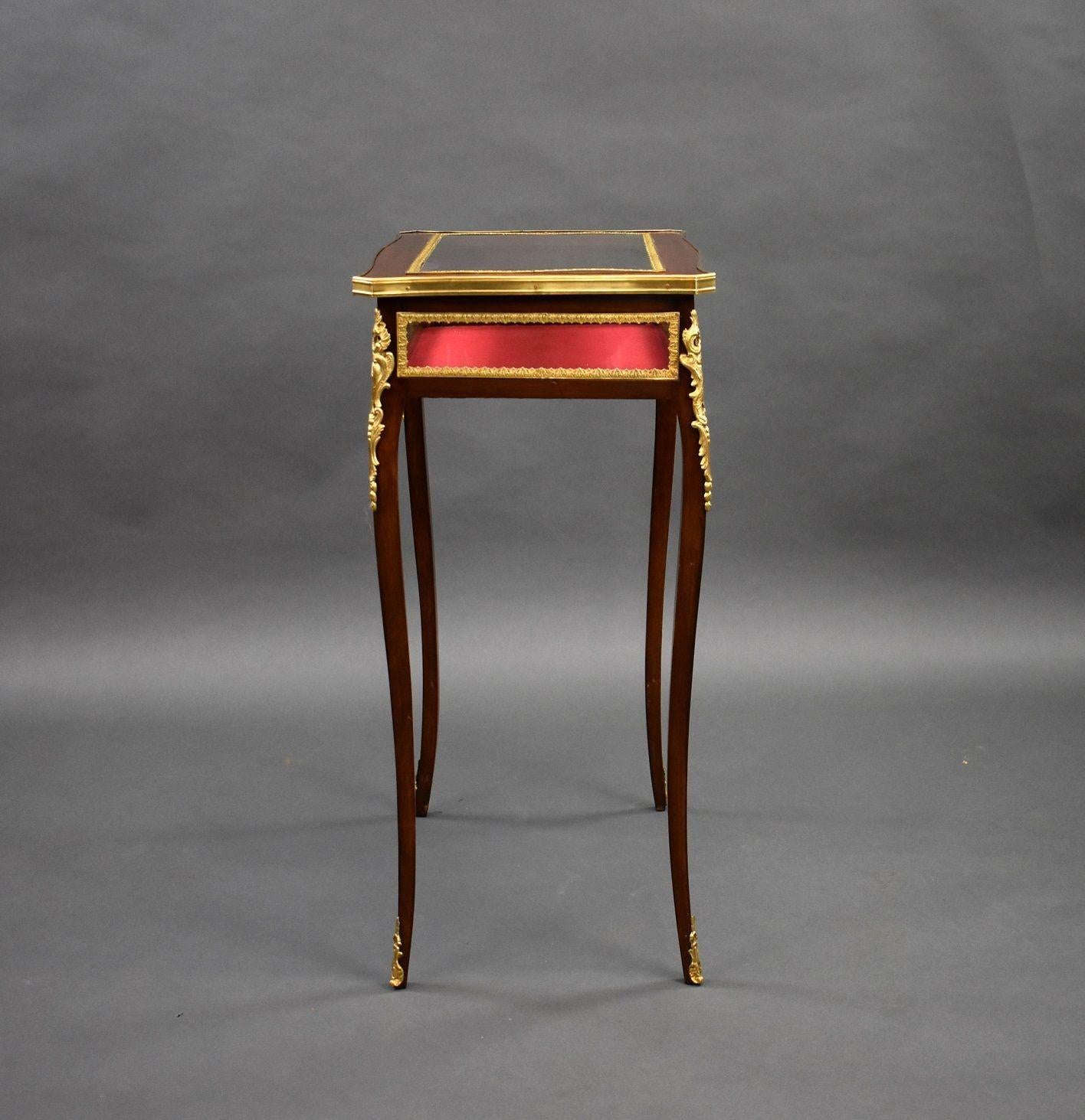Edwardian Mahogany Bijouterie/Treasure Table For Sale 4