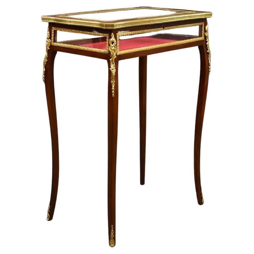 Edwardian Mahogany Bijouterie/Treasure Table For Sale
