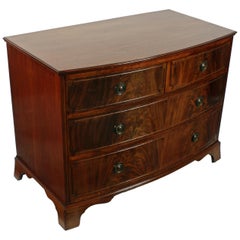 Edwardian Mahogany Bow Front Chest