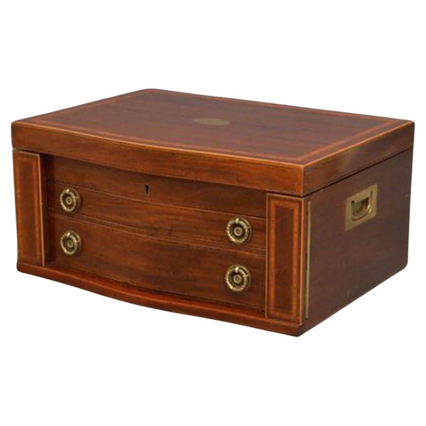 Mahogany Cutlery Canteen and Flatware Chest at 1stDibs