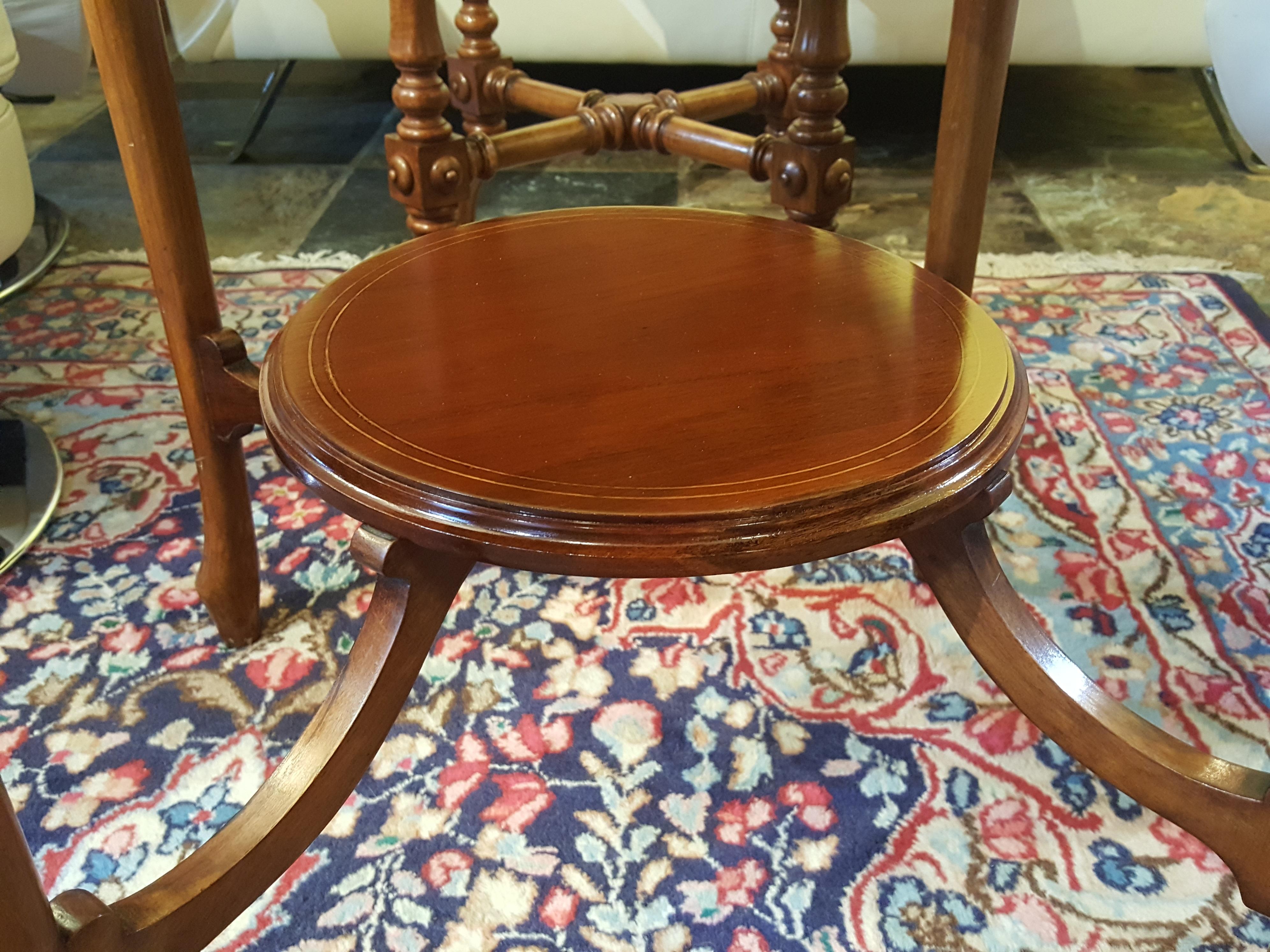 Edwardian Mahogany Centre Table In Good Condition For Sale In Altrincham, Cheshire