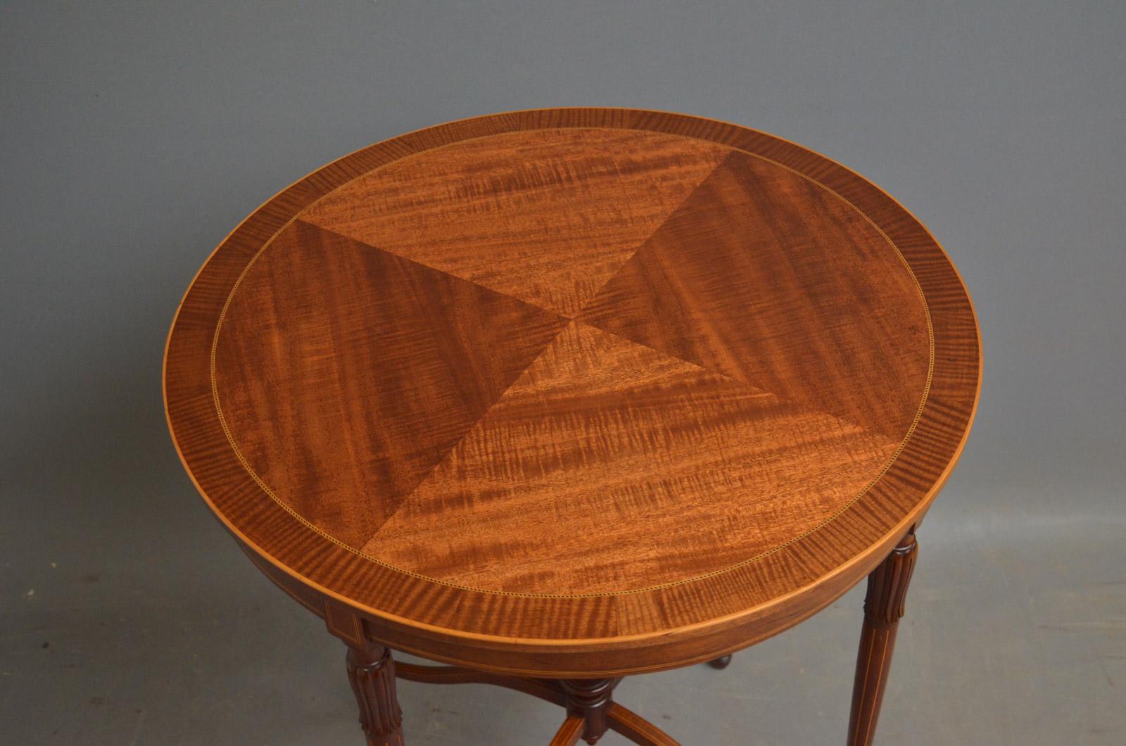 Edwardian Mahogany Centre Table In Good Condition In Whaley Bridge, GB