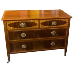 Antique Edwardian Mahogany Chest of Drawers