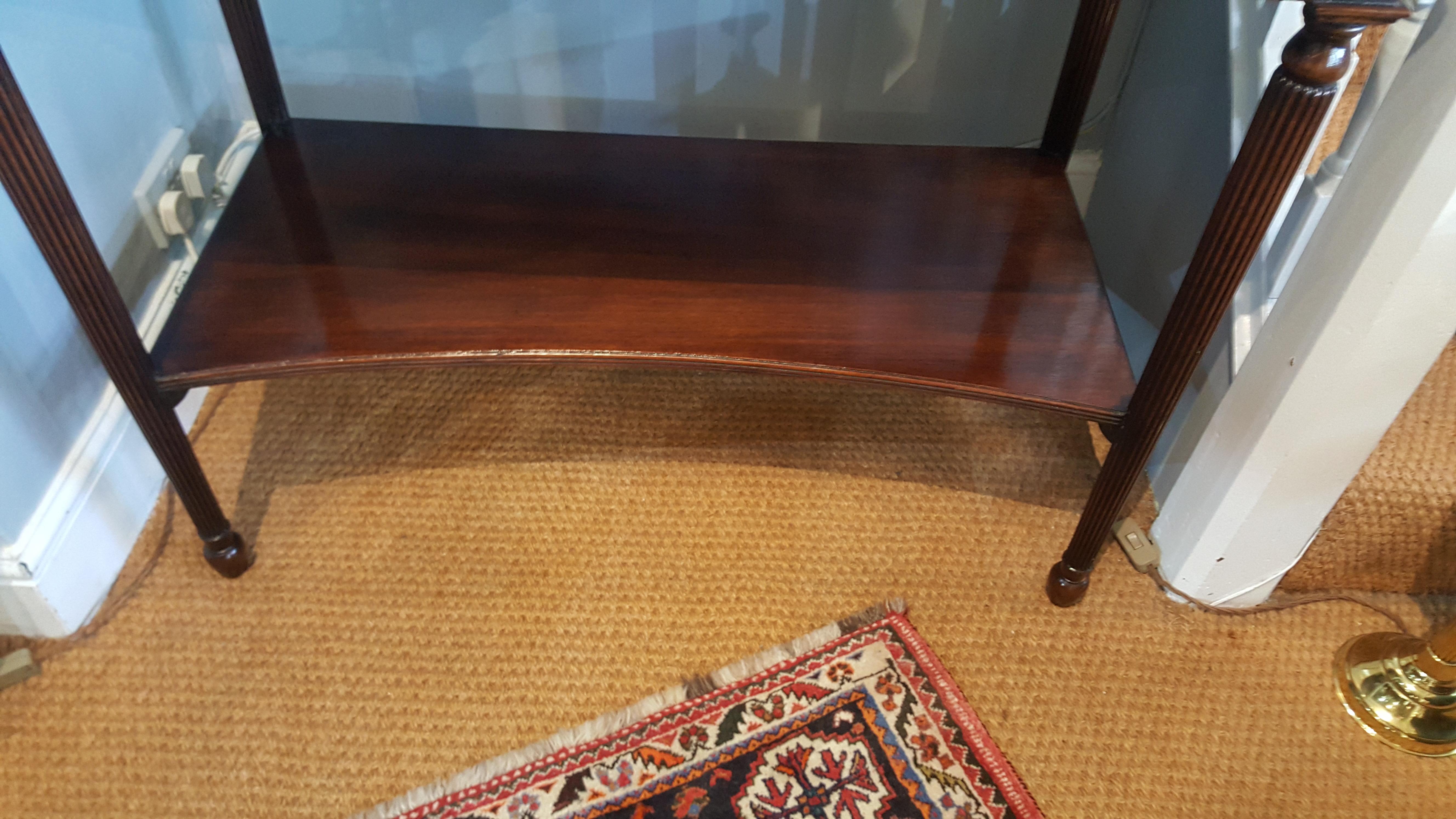 Edwardian Mahogany Console Table  1