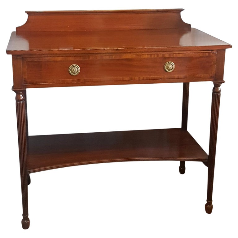 Edwardian Mahogany Console Table For Sale at 1stDibs