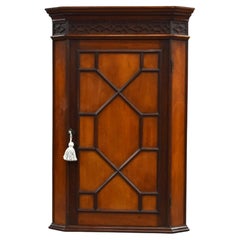 Edwardian Mahogany Corner cabinet