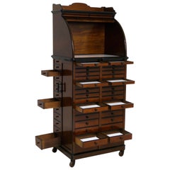 Edwardian Mahogany Dentist's Cabinet