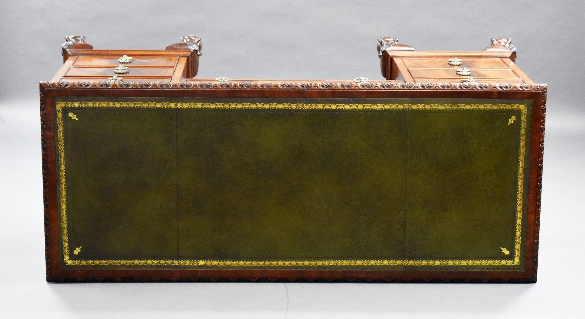 Edwardian Mahogany Desk 2