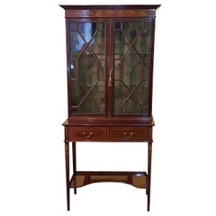 Edwardian Mahogany Display Cabinet
