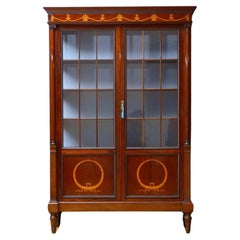 Vintage Edwardian Mahogany Display Cabinet