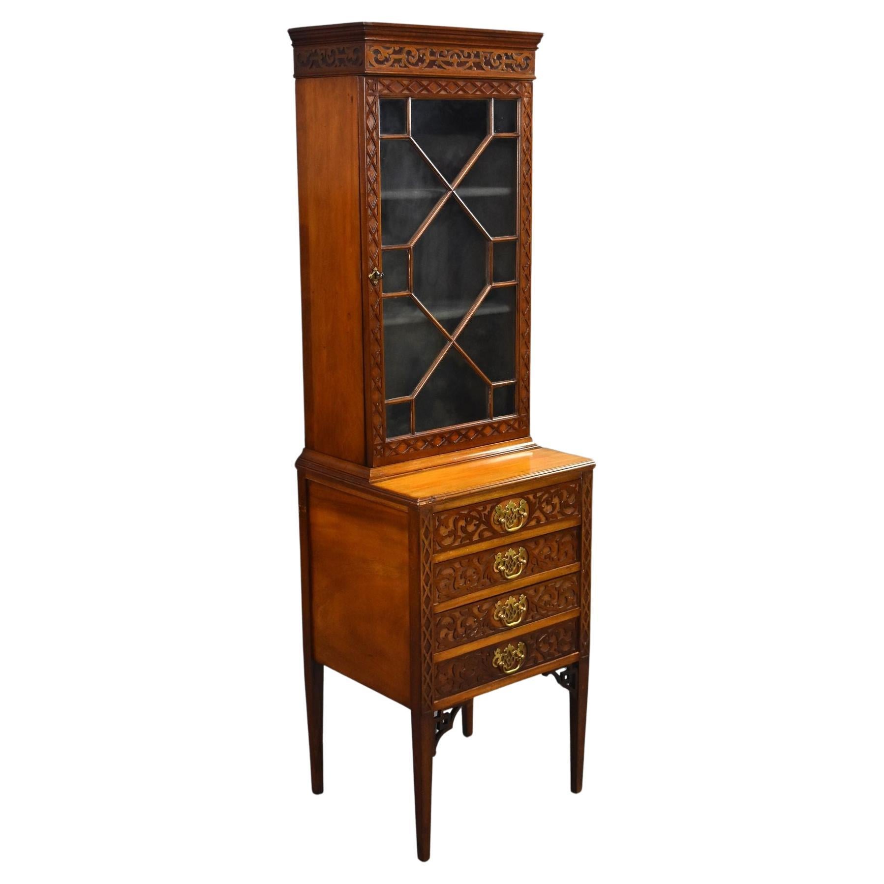 Edwardian Mahogany Display Cabinet