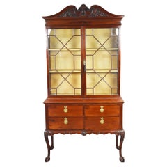 Edwardian Mahogany Display Cabinet