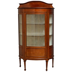 Edwardian Mahogany Display Cabinet, Vitrine