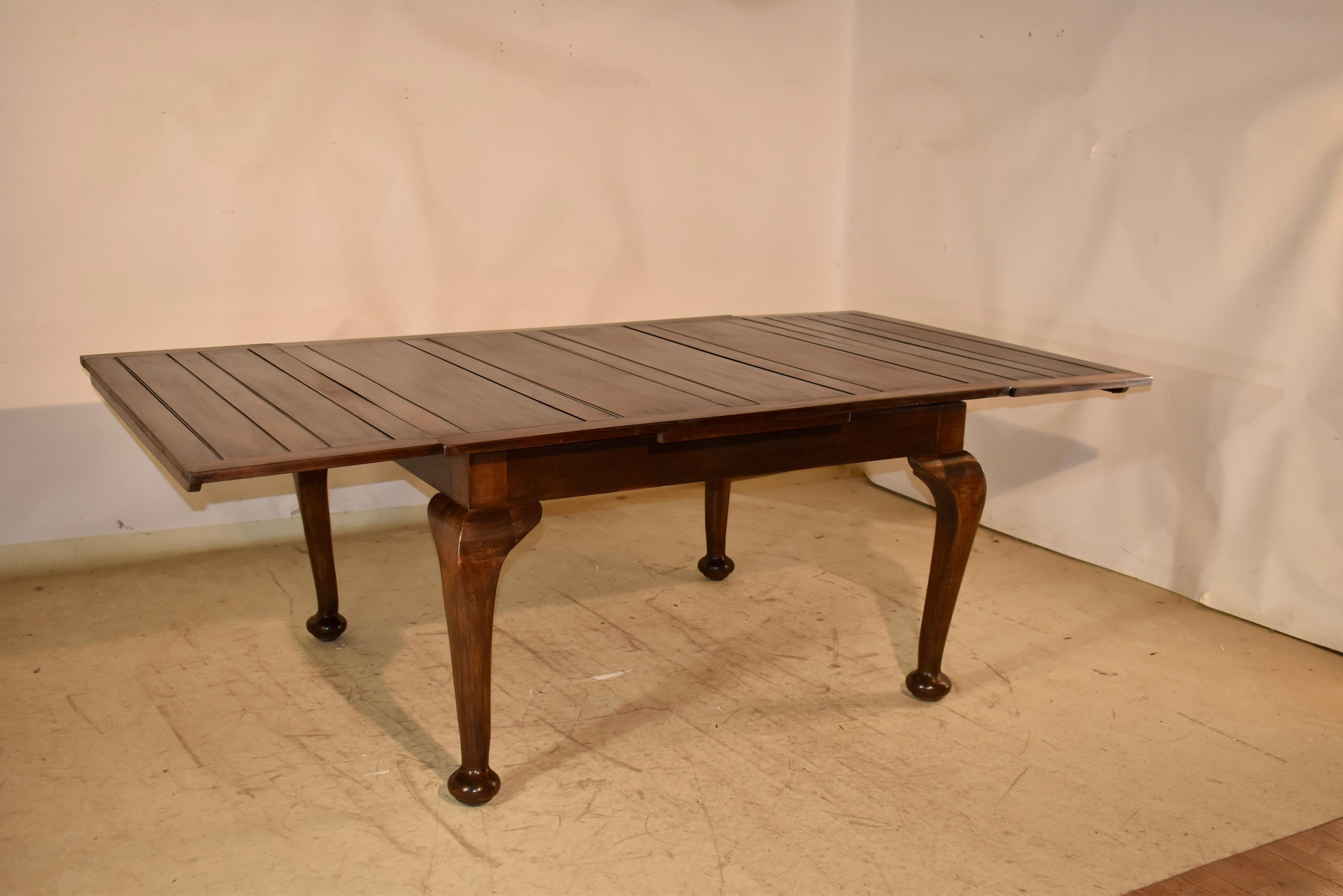 Edwardian Mahogany Draw Leaf Table, Circa 1900 For Sale 1