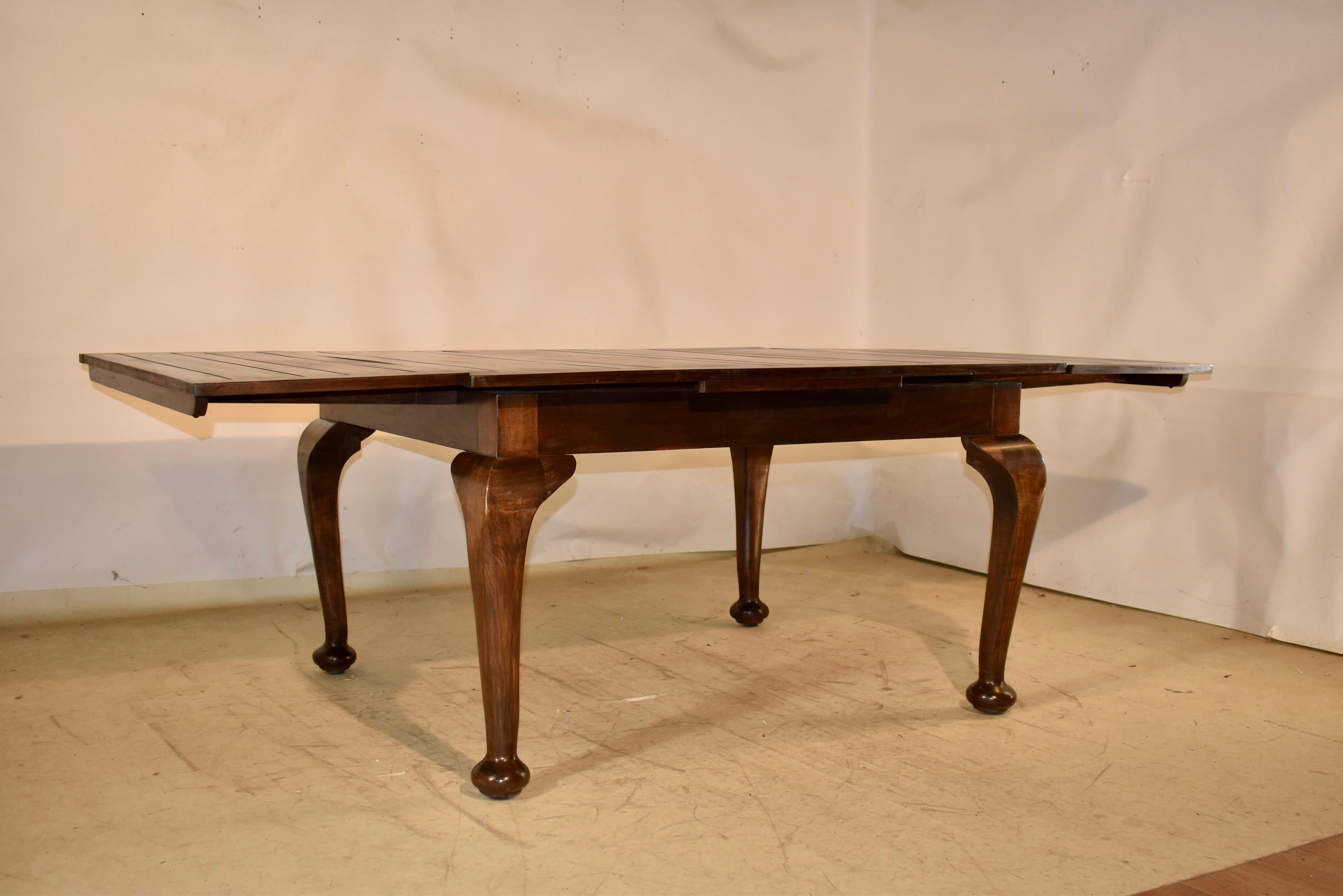 Edwardian Mahogany Draw Leaf Table, Circa 1900 For Sale 2