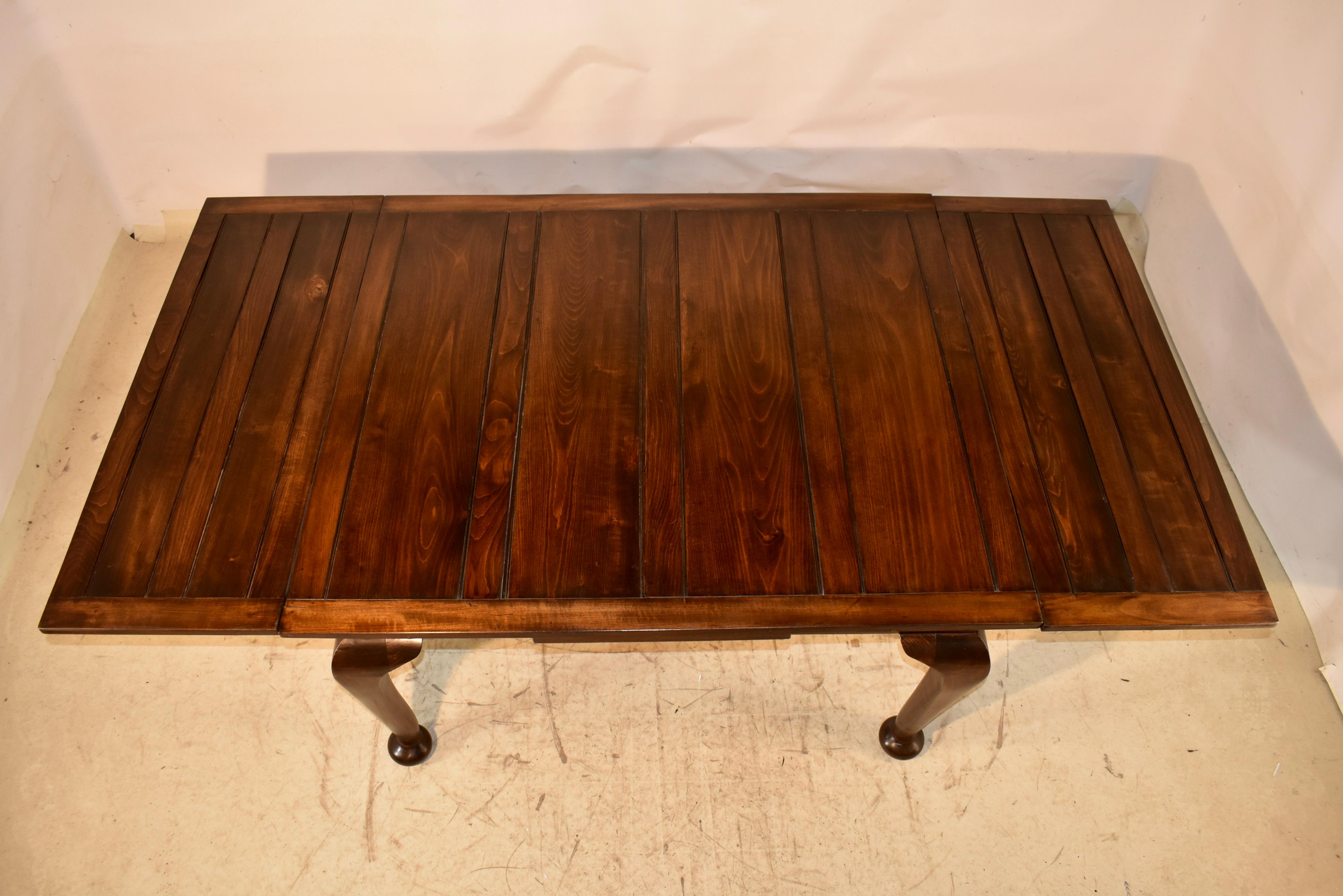 Edwardian Mahogany Draw Leaf Table, Circa 1900 For Sale 3