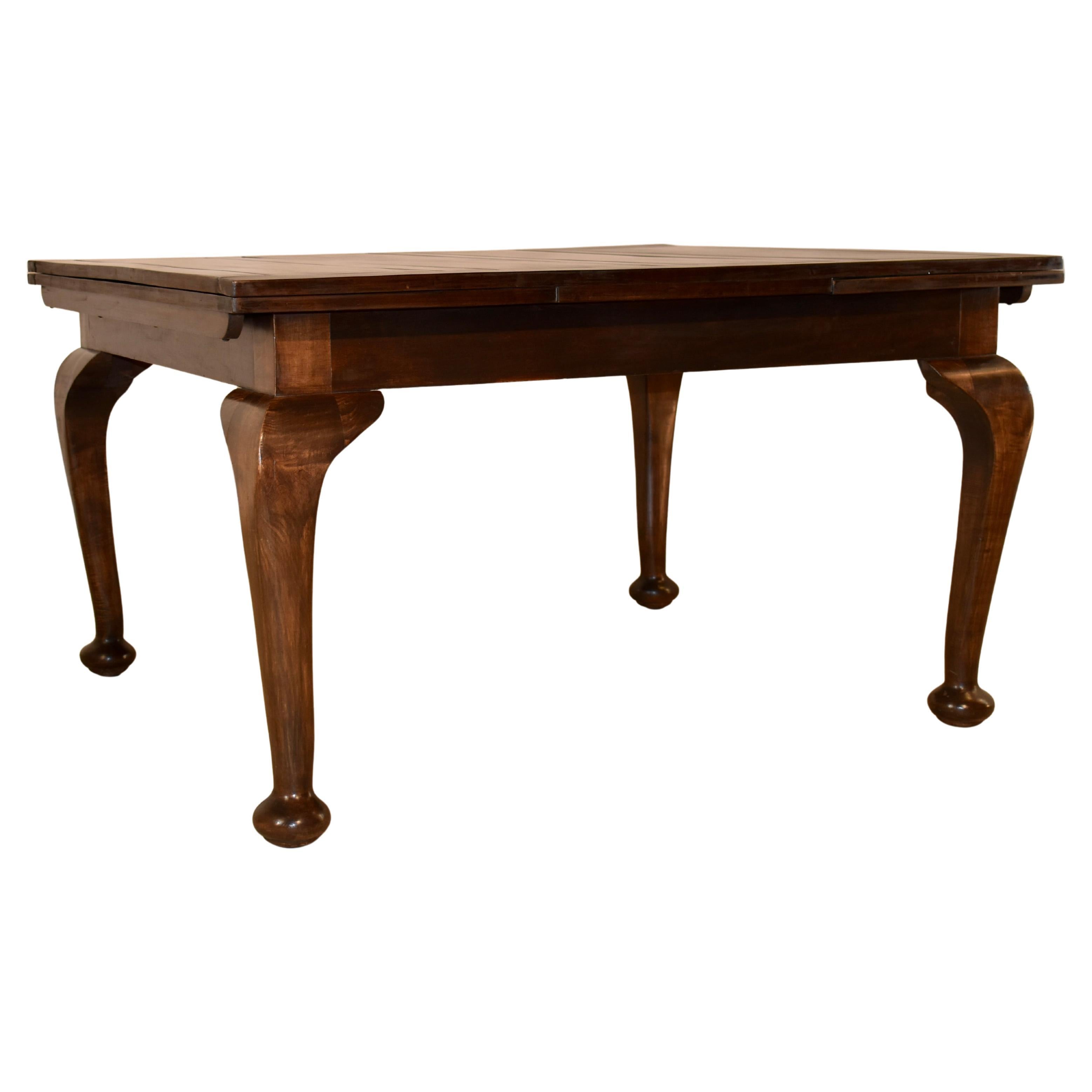 Edwardian Mahogany Draw Leaf Table, Circa 1900 For Sale
