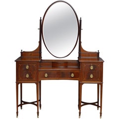 Edwardian Mahogany Dressing Table