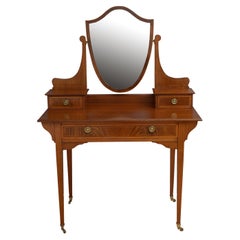 Antique Edwardian Mahogany Dressing Table 