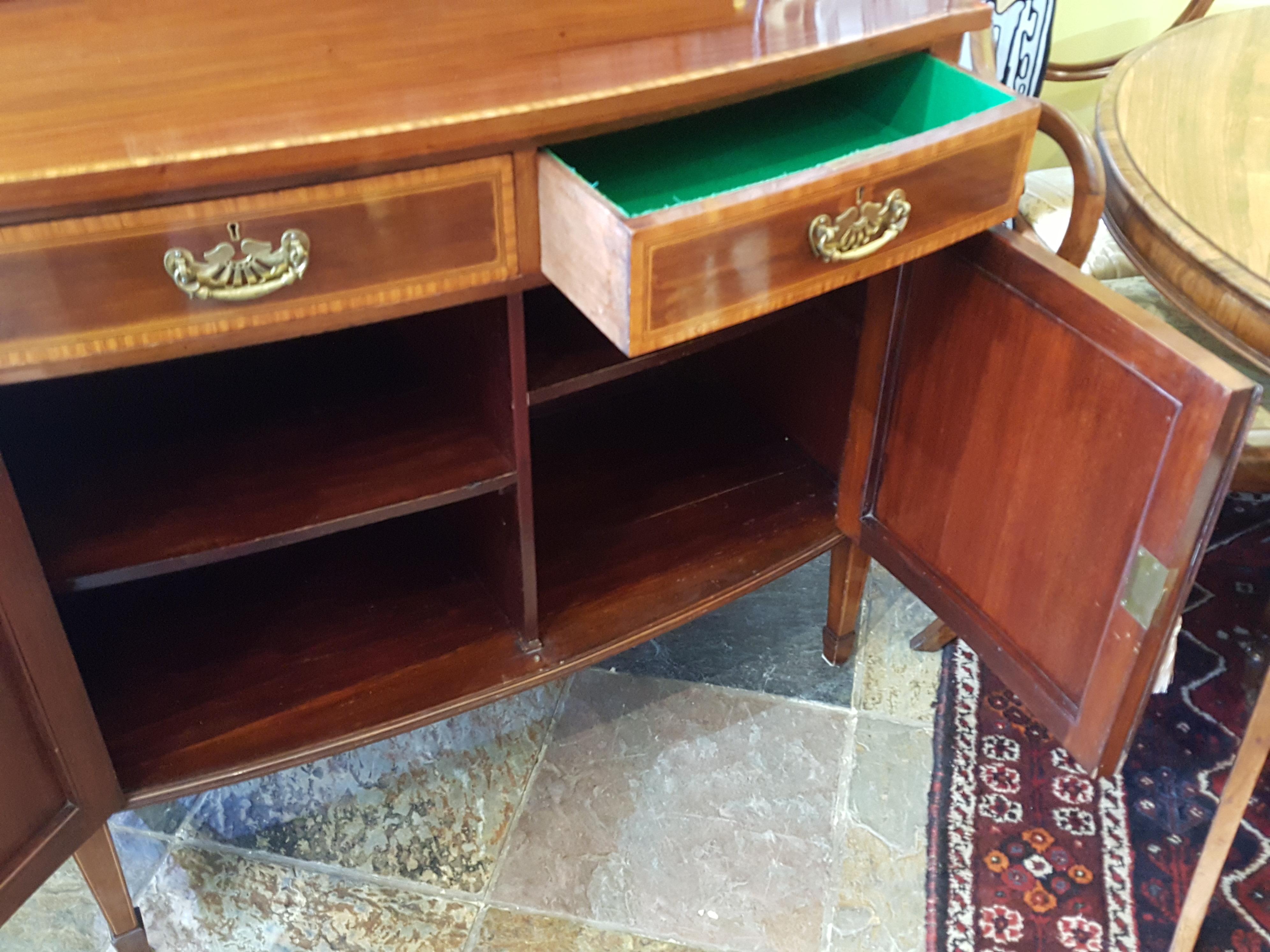 Edwardian Mahogany Drinks Cabinet For Sale 1