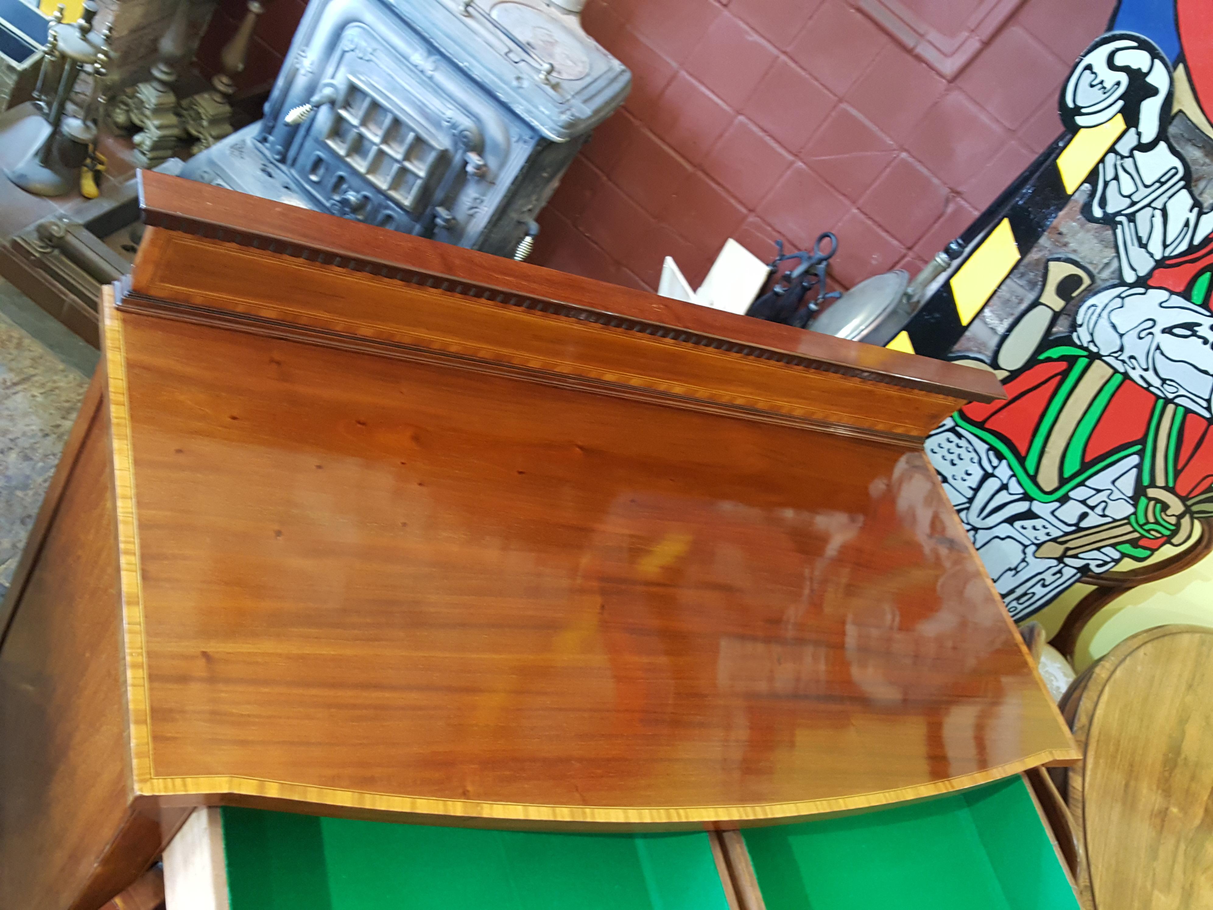 Edwardian Mahogany Drinks Cabinet For Sale 3