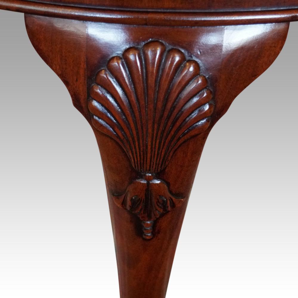 Edwardian mahogany extending dining table 1
