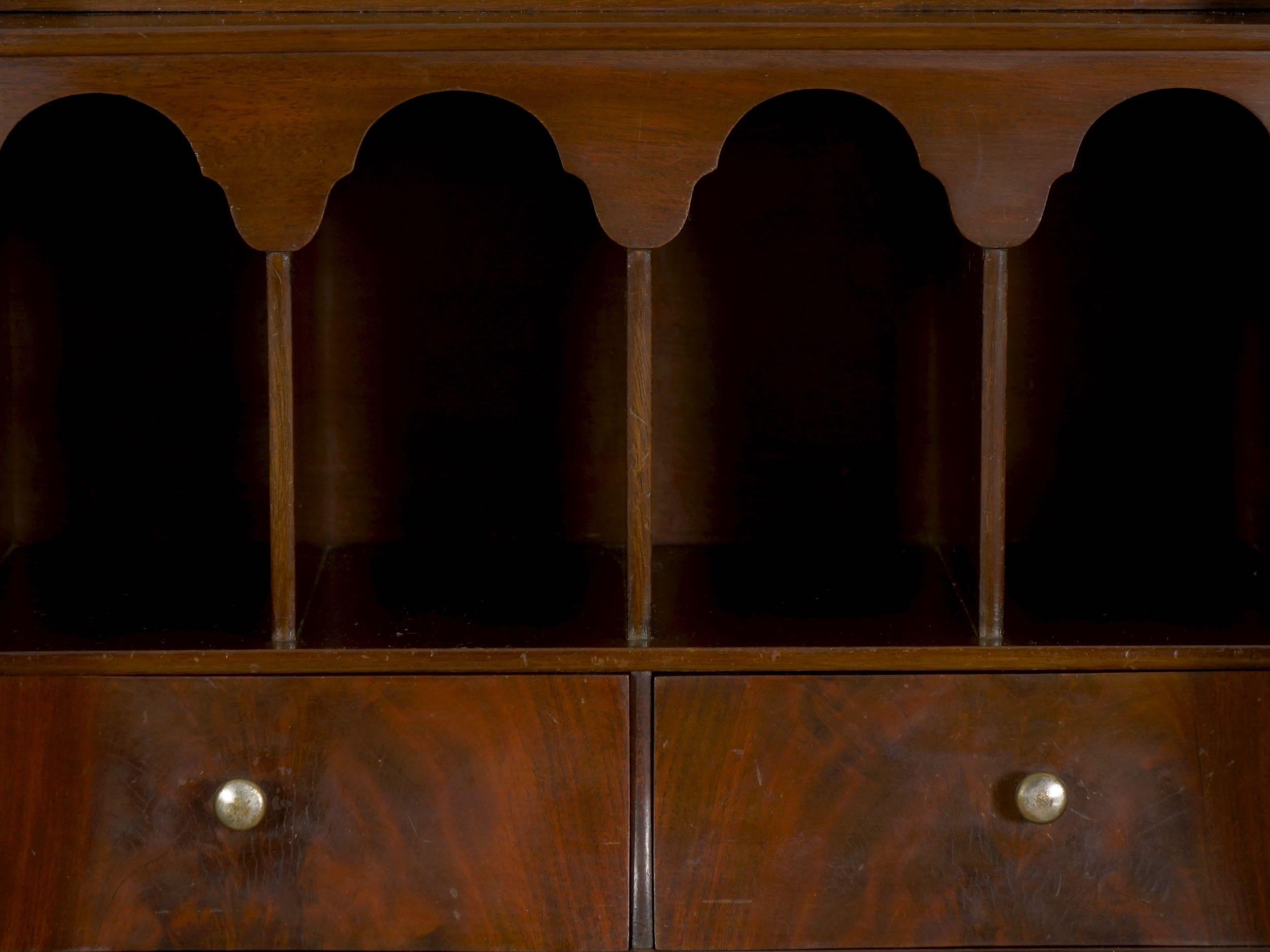 Edwardian Mahogany Fall-Front Secretary Desk with Built in Safe, circa 1900 4