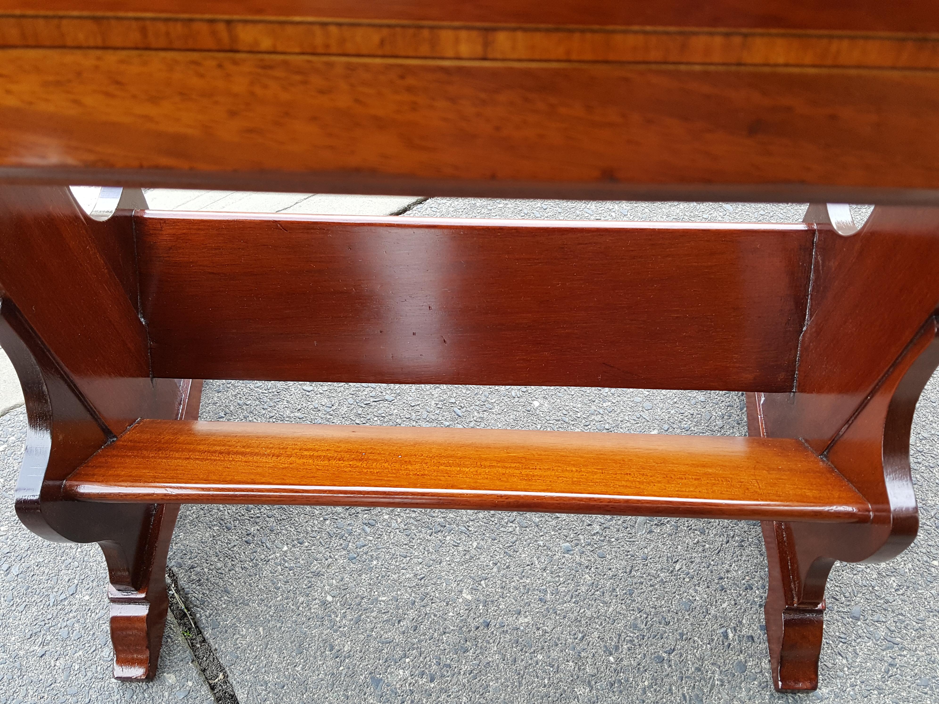 Edwardian Mahogany Folio Stand For Sale 1
