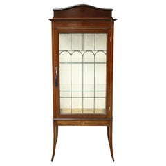 Edwardian mahogany glazed cabinet